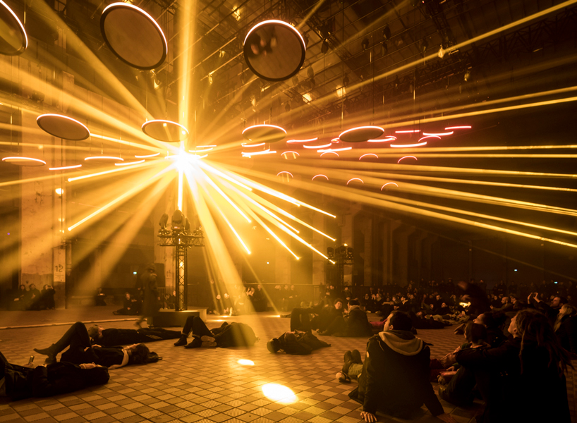 these colorful beams of light sing a hymn of human perception