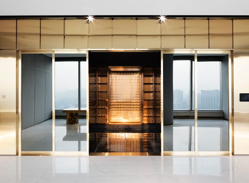 superimpose designs an exclusive wine cellar atop genesis beijing's office tower - 2