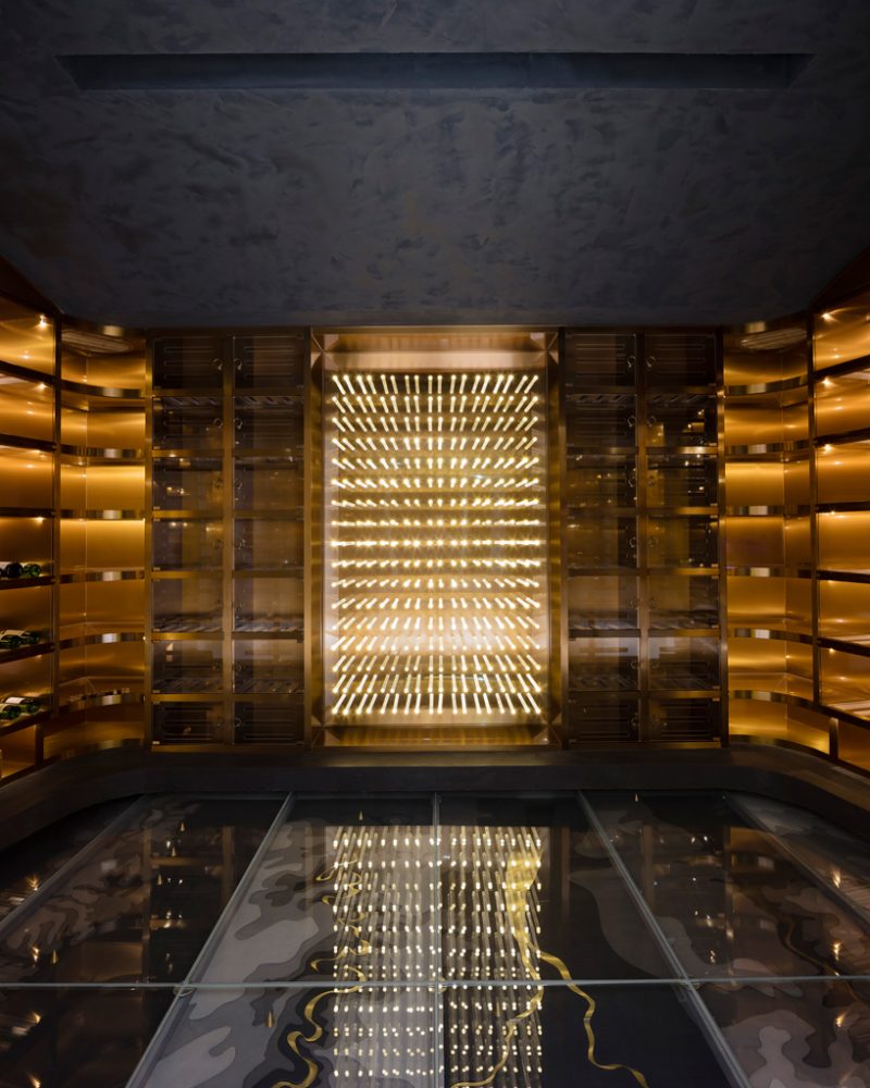 superimpose designs an exclusive wine cellar atop genesis beijing's office tower - 3