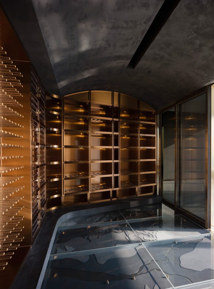 superimpose designs an exclusive wine cellar atop genesis beijing's office tower - 5