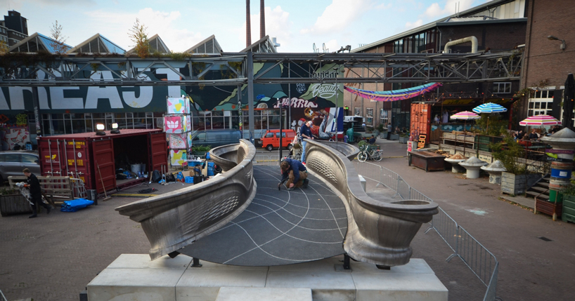 world's first 3D printed steel bridge is ready for installation says MX3D