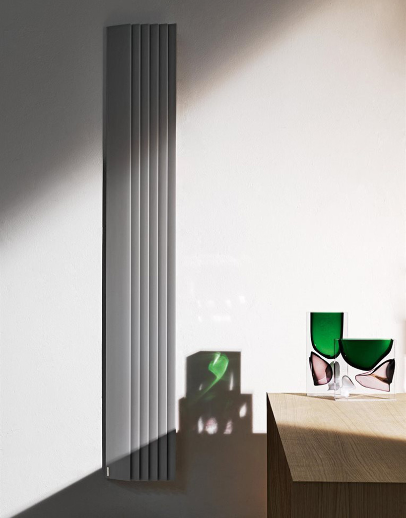 alberto meda designs modular radiator with pleated surfaces for tubes radiatori