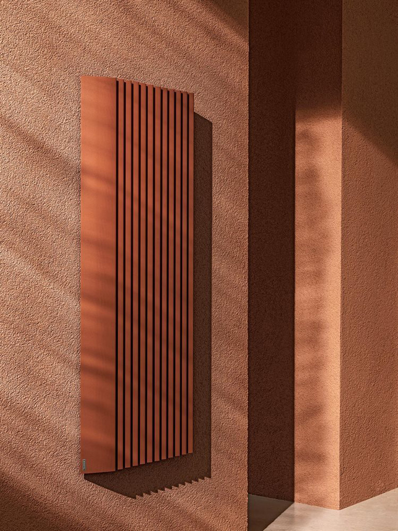 alberto meda designs modular radiator with pleated surfaces for tubes radiatori