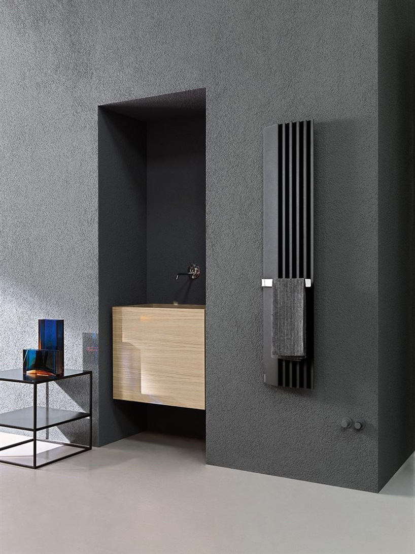 alberto meda designs modular radiator with pleated surfaces for tubes radiatori