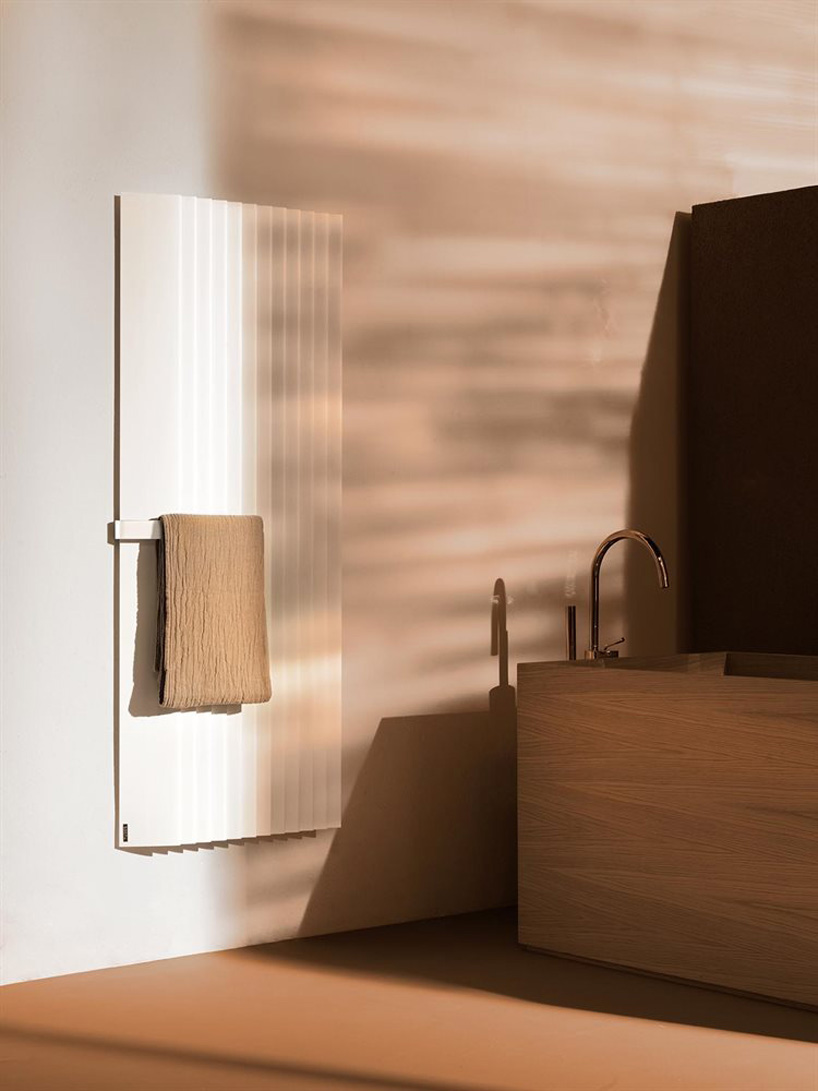 alberto meda designs modular radiator with pleated surfaces for tubes radiatori