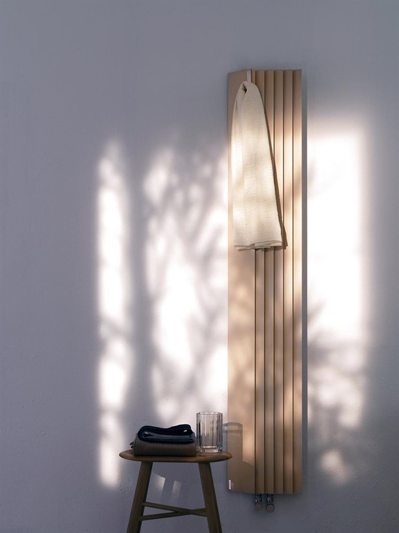 alberto meda designs modular radiator with pleated surfaces for tubes radiatori