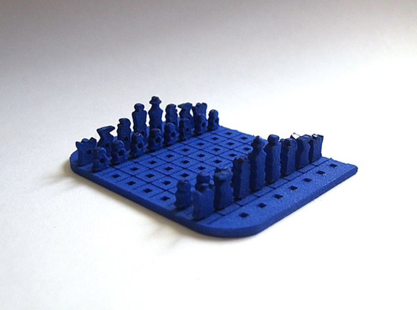 3D printed credit card sized chess