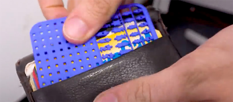 3D printed credit card sized chess