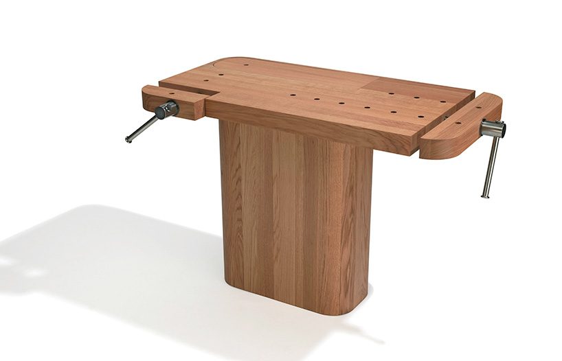 snøhetta reinterprets the traditional sloyd bench for sawaya & moroni