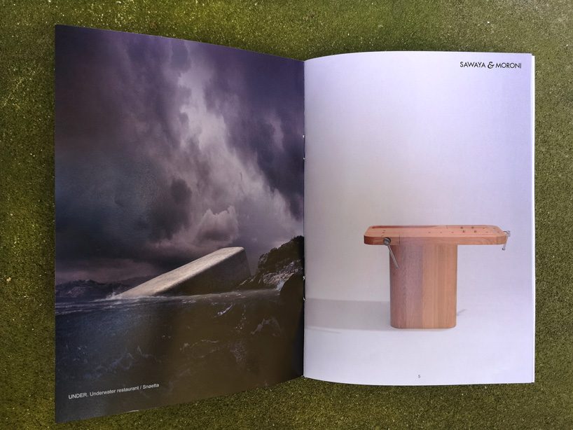 snøhetta reinterprets the traditional sloyd bench for sawaya & moroni