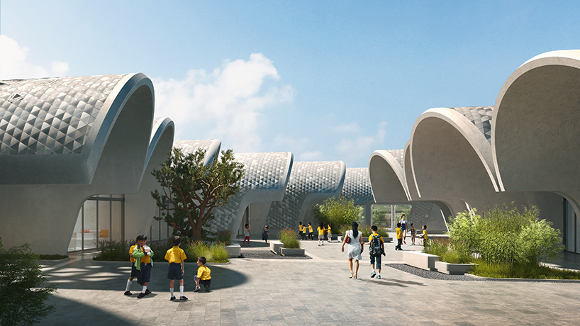 zaha hadid architects plans school in rural china using robotic construction techniques - 3