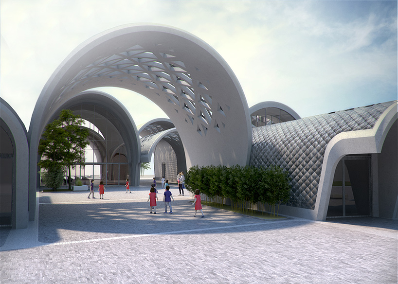 zaha hadid architects plans school in rural china using robotic construction techniques - 4