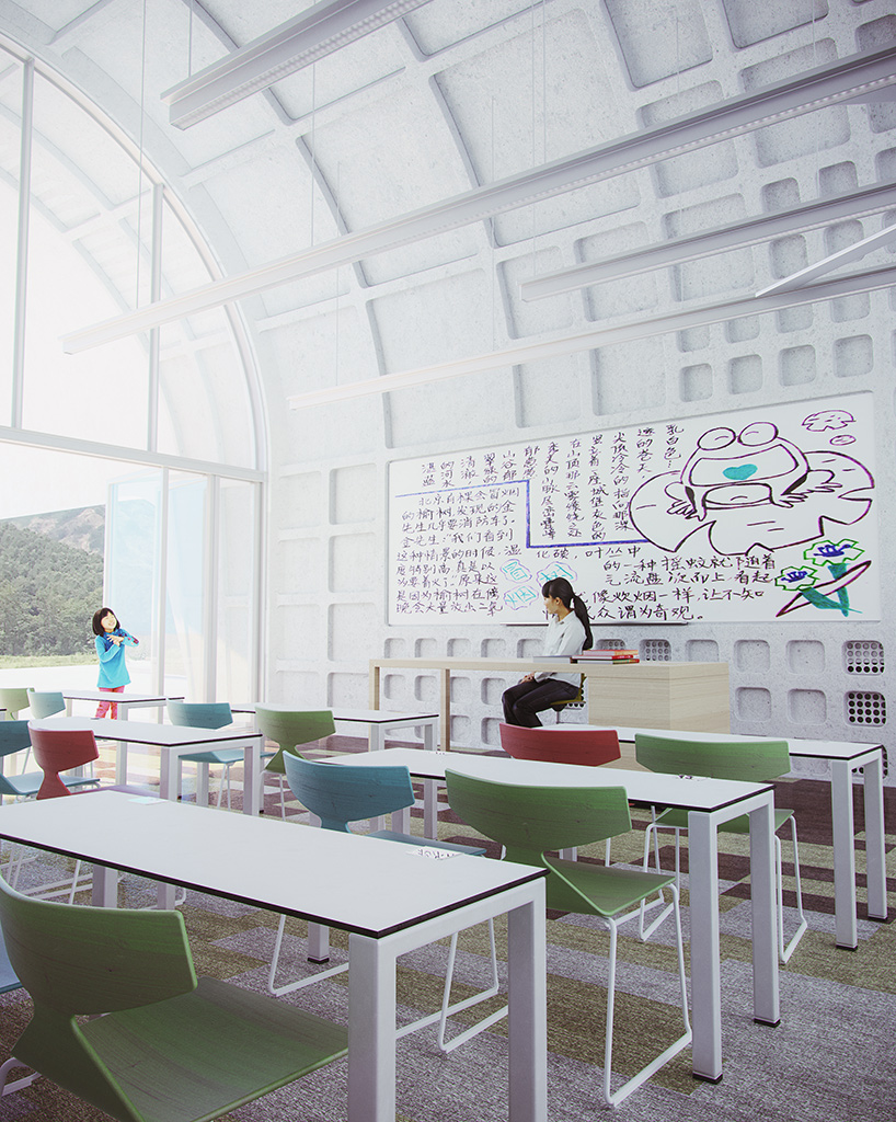 zaha hadid architects plans school in rural china using robotic construction techniques - 7