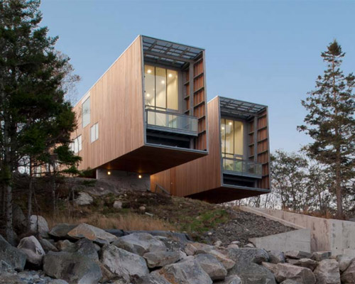 two hulls house frames views of nova scotia's beautiful glacial landscape