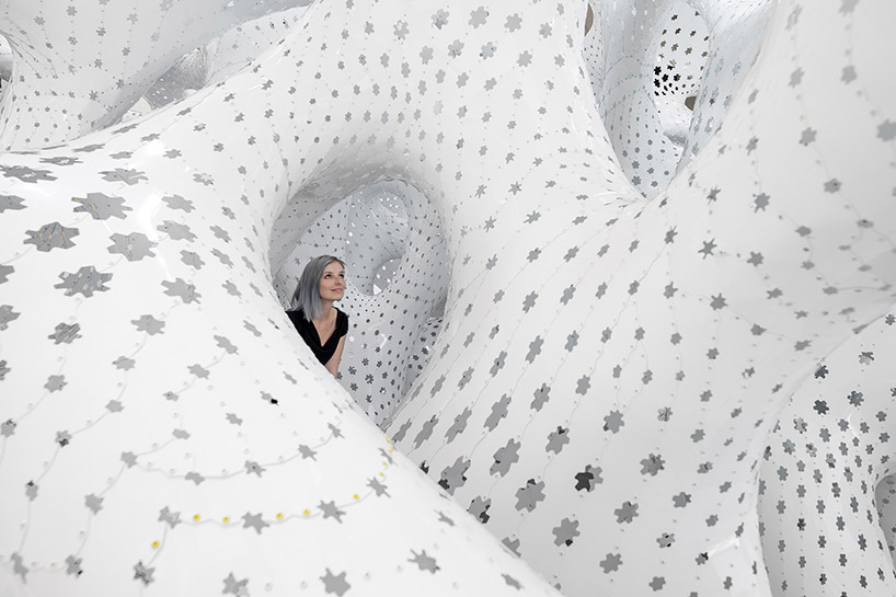 marc fornes theverymany nonlin lin pavilion bruges triennale