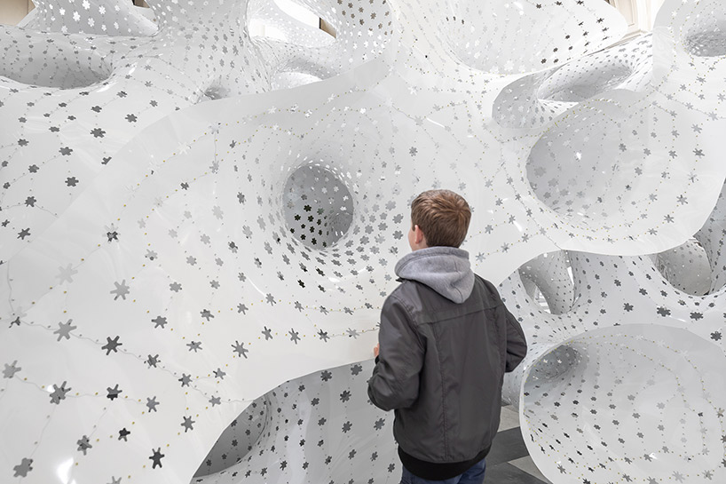 marc fornes theverymany nonlin lin pavilion bruges triennale