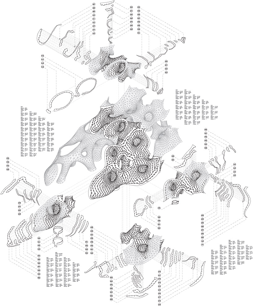 marc fornes theverymany nonlin lin pavilion bruges triennale