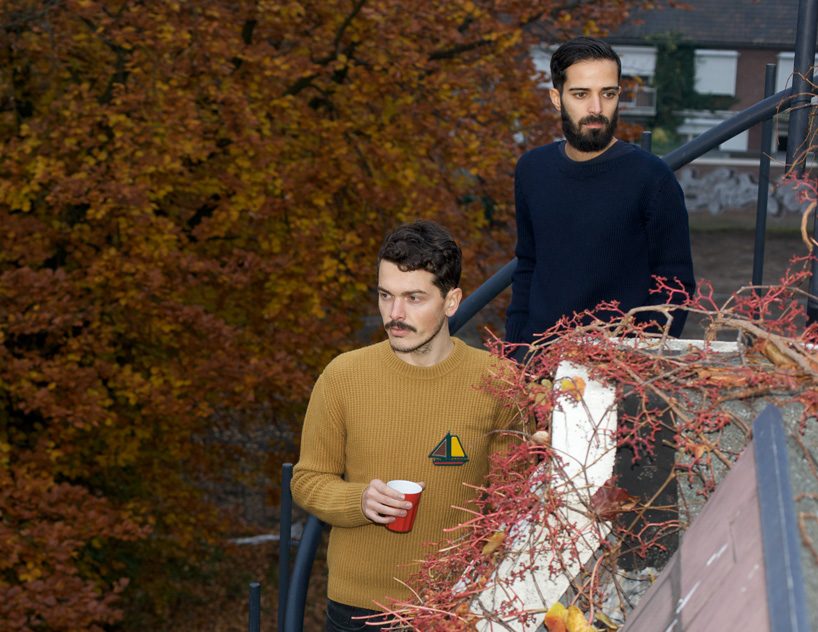 formafantasma creates cylindrical vases with cracks and imperfections for bitossi