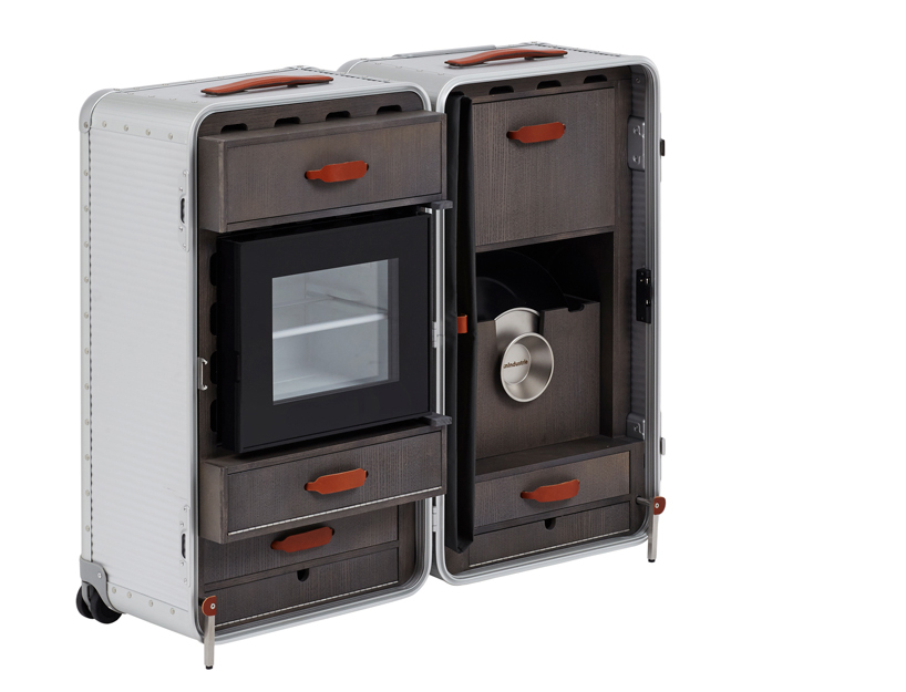 marc sadler packs the kitchen in a suitcase with portable cookstation for FMP