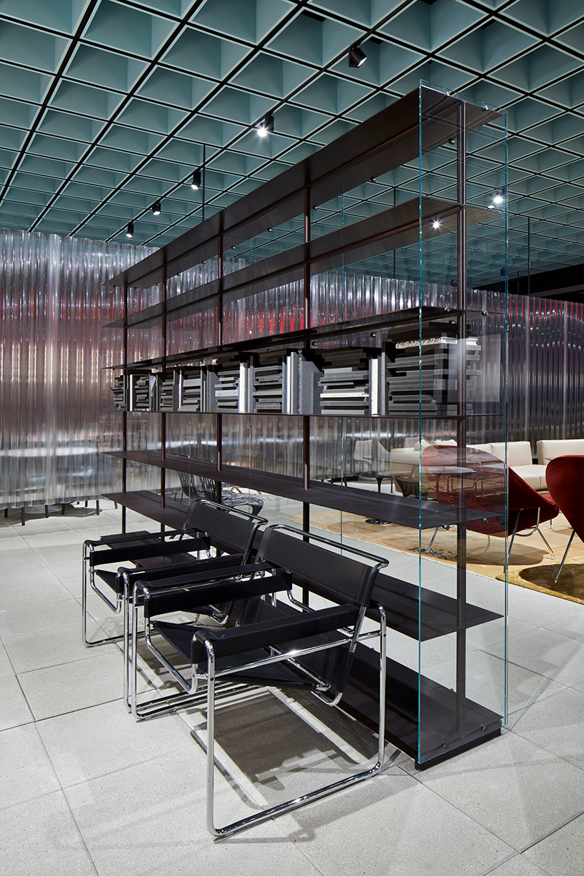 OMA's design for knoll pavilion at salone del mobile 2018 designboom