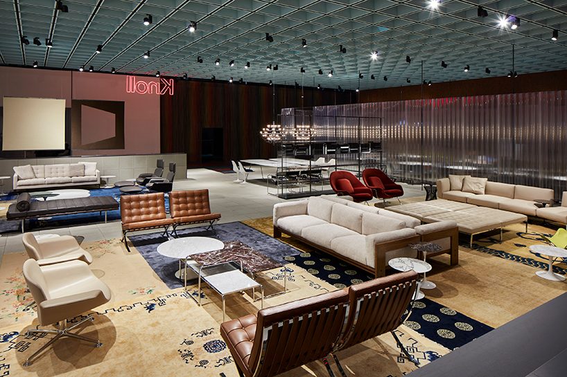 OMA's design for knoll pavilion at salone del mobile 2018 desognboom