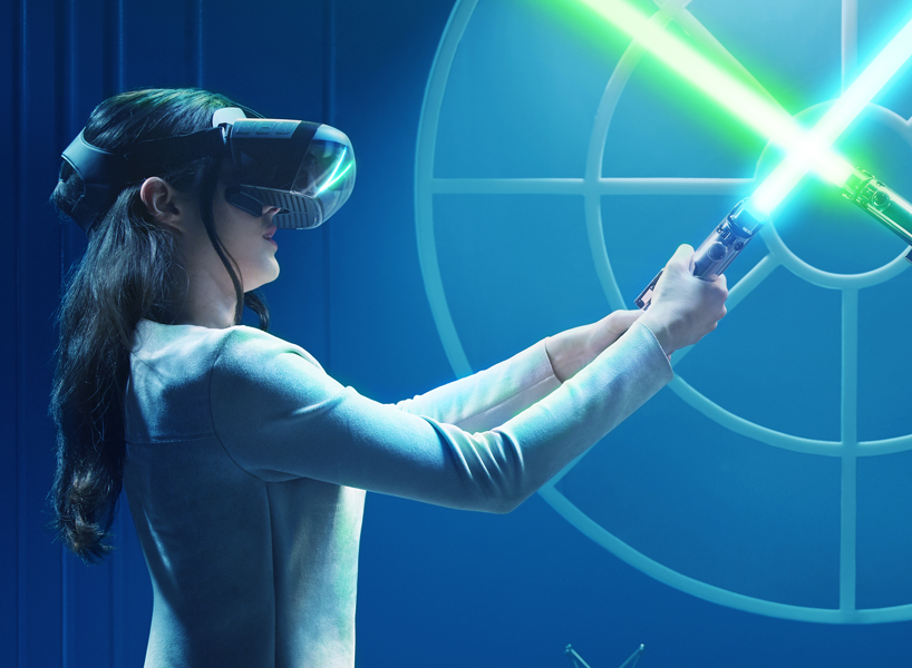 Star Wars example #53: 41 years after star wars premiered, lightsaber battles exist in AR