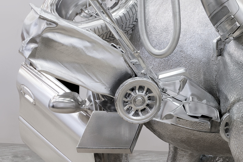 urs fischer rhinoceros