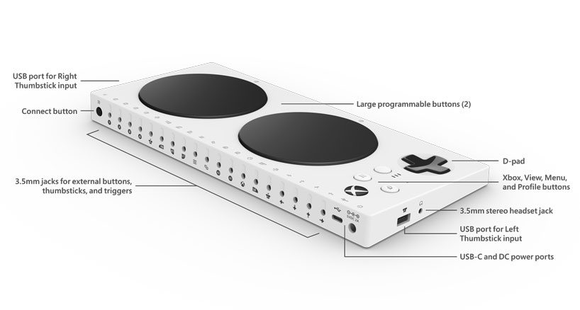 xbox unveils adaptive controllers for players with disabilities