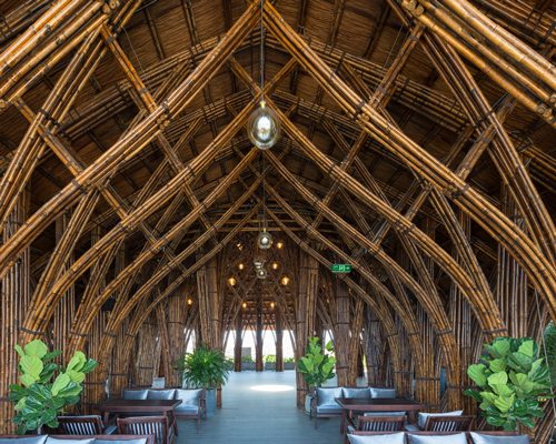 bamboo club + cafe by VTN architects takes center stage in the heart of vietnam