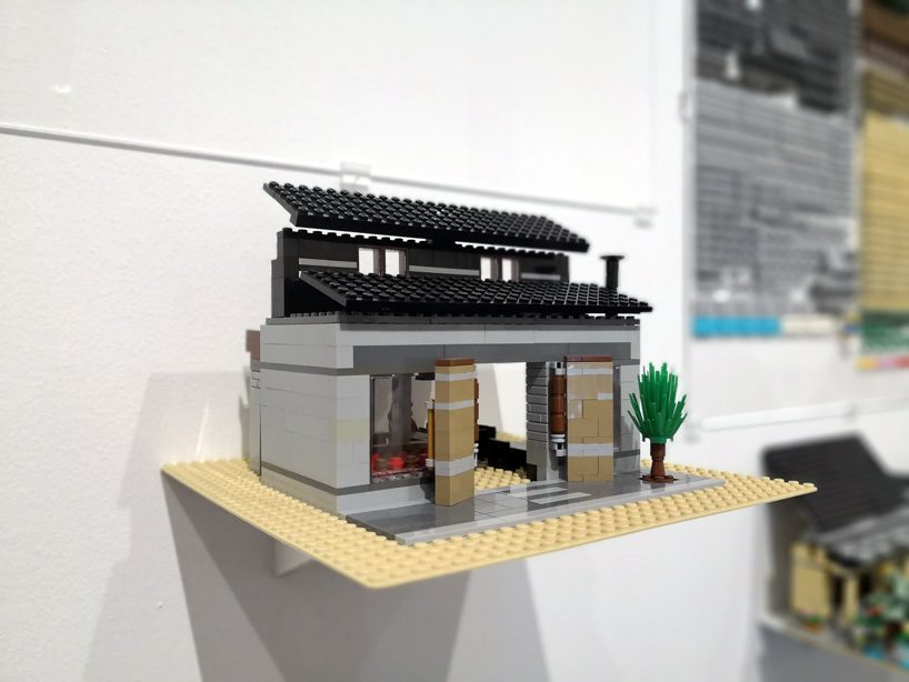 the japanese pavilion uses 42 drawings as instruments to document and evaluate life and architecture