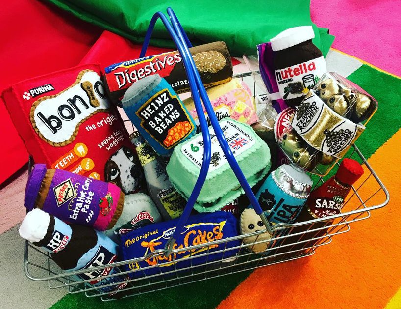 artist to debut shop in LA stocked with 31,000 'fully-felted' groceries