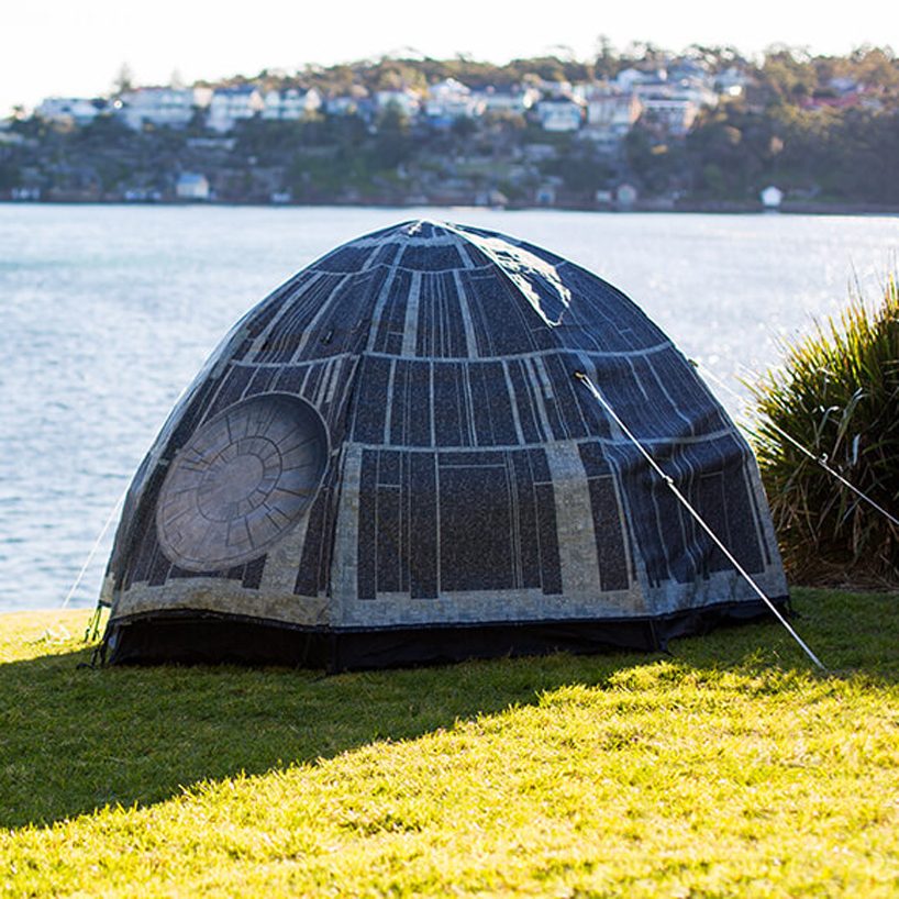 Star Wars example #23: star wars death star camping tent resembles the empire’s ultimate weapon