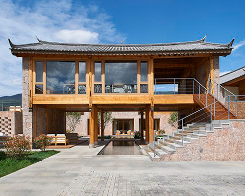 yoshimasa tsutsumi renovates and extends chinese housing into tsingpu baisha retreat hotel