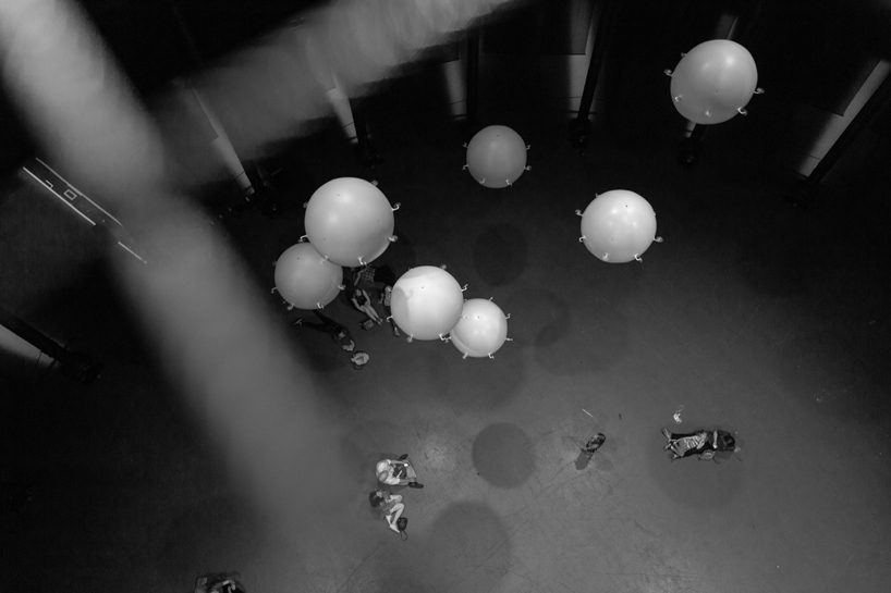 these flying spheres monitor human activity and emotional data to flock nearby preferred people zoological