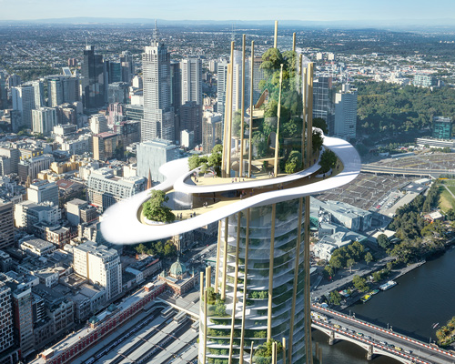 MAD's landmark tower proposal seeks to reconnect melbourne citizens with nature