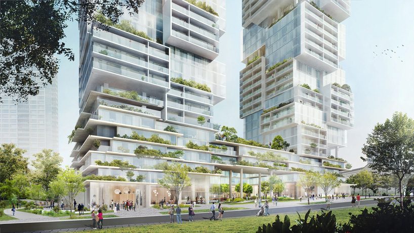 ole scheeren designs twin residential towers with offset volumes to resemble vancouver's diverse streetscape - 1