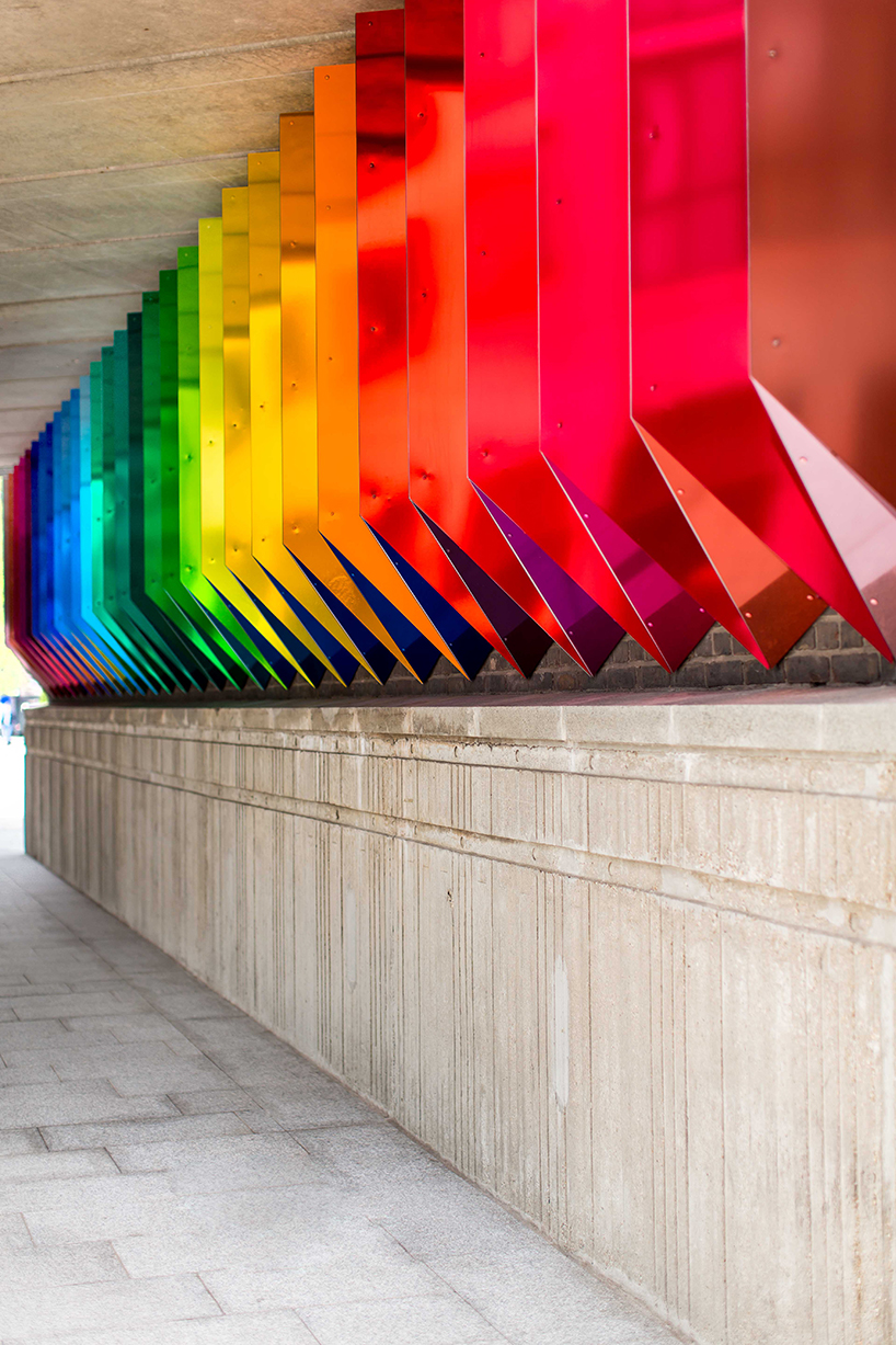 artist liz west's first permeant installation, colour transfer, redefines paddington bridge - 1