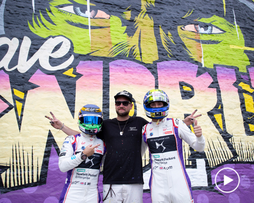 save the world! d*face, ds virgin racing and kaspersky lab introduce art to formula racing