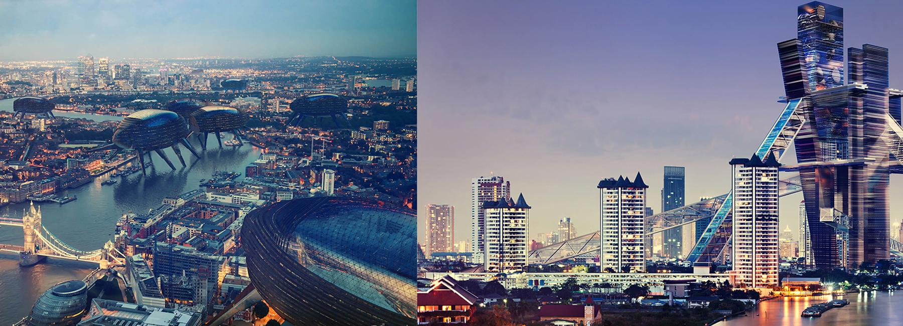 these renders show the shape of metropolises that could have been