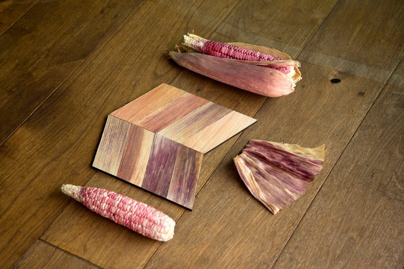 fernando laposse creates colourful totomoxtle veneer from mexican corn husks