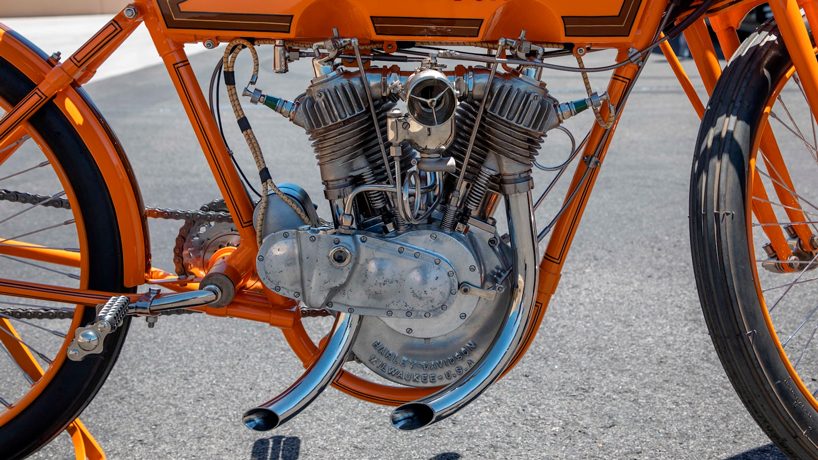 harley-davidson's first purpose-built v-twin racer, 11K, restored to its original glory