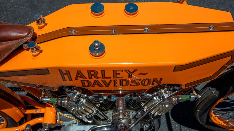 harley-davidson's first purpose-built v-twin racer, 11K, restored to its original glory