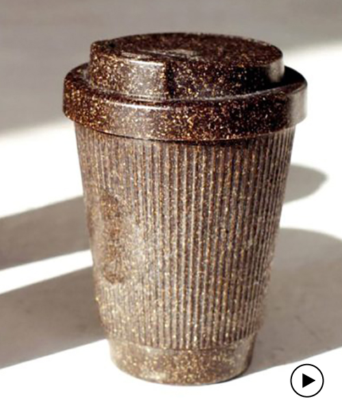 kaffeeform coffee cups are made from old recyclable coffee grounds