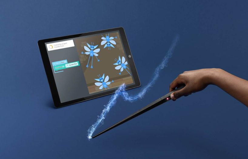 kano's harry potter wand makes actual magic to teach kids how to code