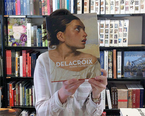 french bookstore takes on instagram by blending people’s faces with book covers