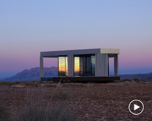 explore OFIS architects' spanish desert glass pavilion in new video