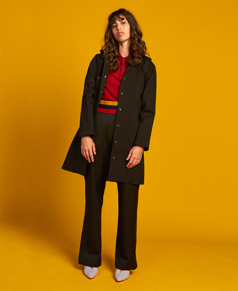 okewa weaves waterproof rainwear from 100% recycled plastic bottles - 2