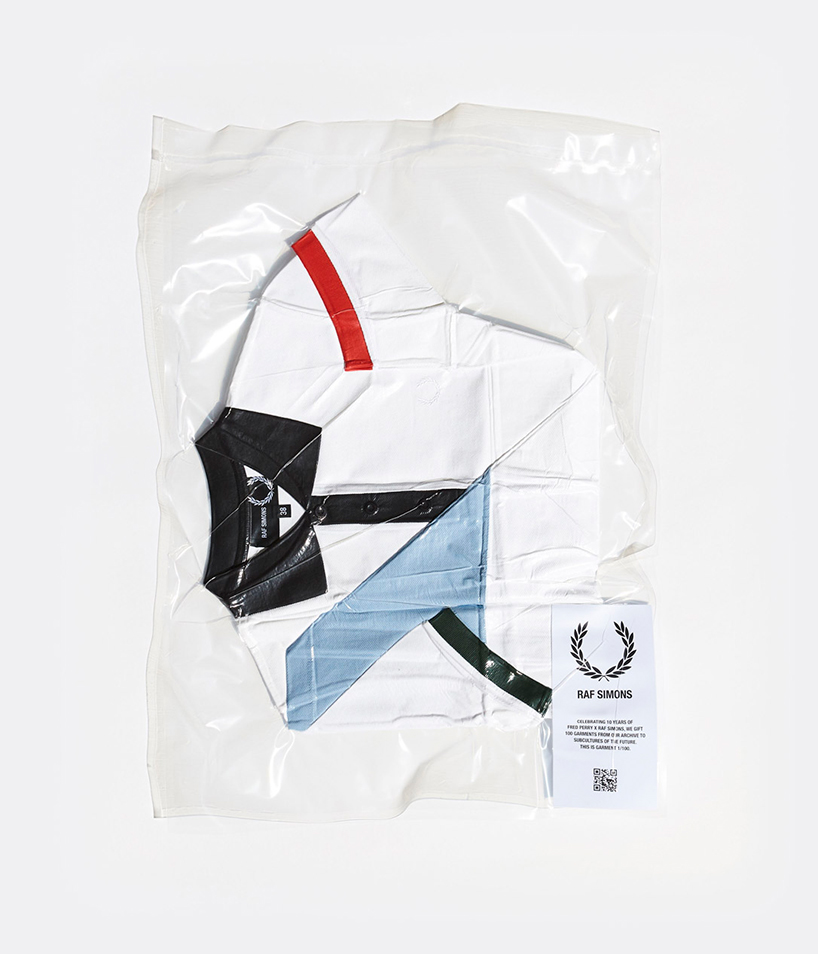 fred perry + raf simons drop vacuum-packed archive pieces across 