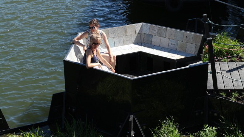 rotterdam's floating park is made entirely from recycled plastic waste found in the maas river - 3