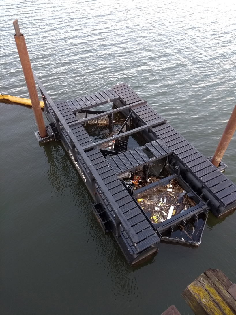 rotterdam's floating park is made entirely from recycled plastic waste found in the maas river - 2